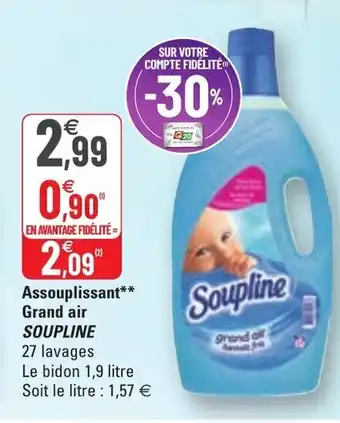 G20 Assouplissant grand air SOUPLINE offre