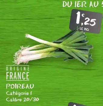G20 Poireau offre
