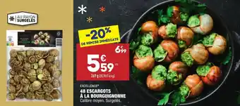 ALDI 48 Escargots à la bourguignonne offre