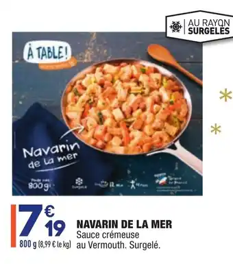 ALDI Navarin de la mer offre