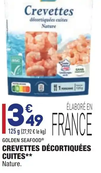 ALDI Crevettes décortiquées cuites offre