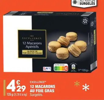 ALDI 12 Macarons au foie gras offre