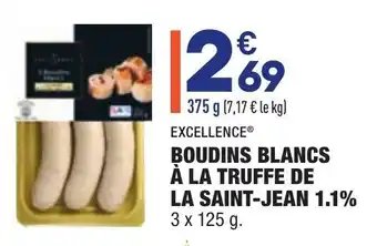 ALDI Boudins blancs à la truffe de la saint-jean offre