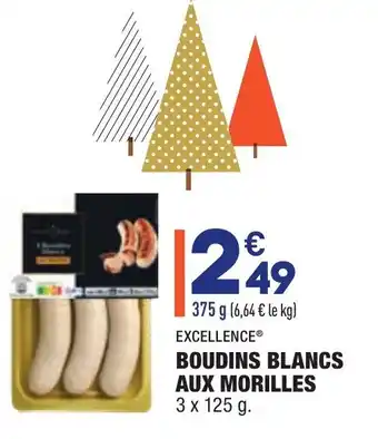 ALDI Boudins blancs aux morilles offre