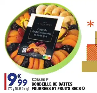 ALDI Corbeille de dattes fourrées et fruits secs offre