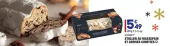 ALDI Stollen au massepain et cerises confites offre