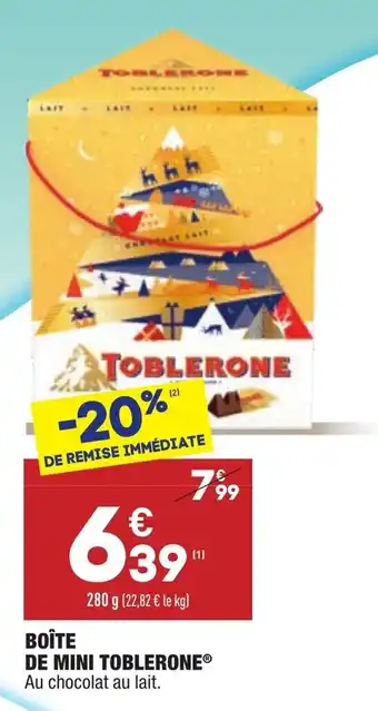 ALDI Boîte de mini toblerone offre