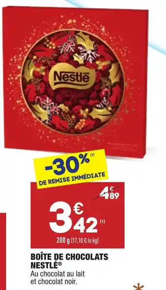 ALDI Boîte de chocolats nestlé offre
