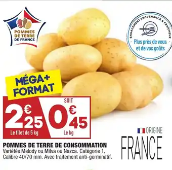 ALDI Pommes de terre de consommation offre