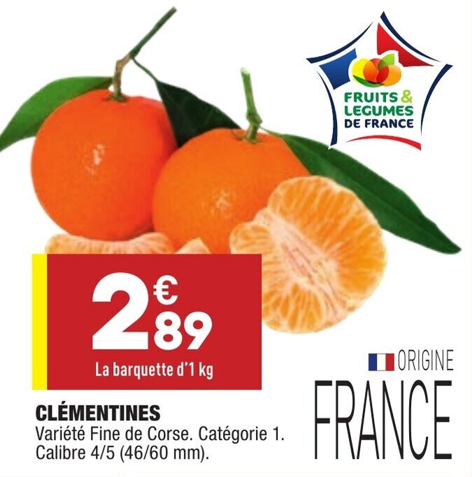 Promo Clémentines chez ALDI