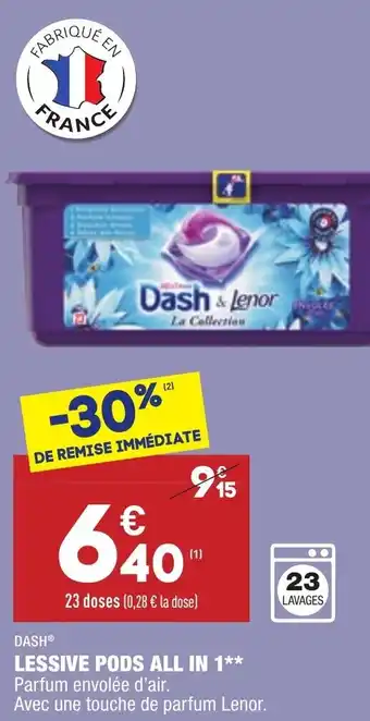 ALDI Lessive pods all in 1 offre