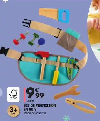 ALDI Set de proffesion en bois offre