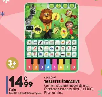 ALDI Tablette éducative offre