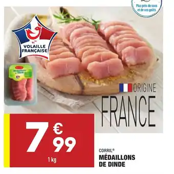 ALDI Médaillons de dinde offre