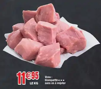 Cora x Carrefour Veau : blanquette sans os à mijoter offre