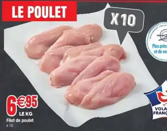 Cora x Carrefour Filet de poulet offre