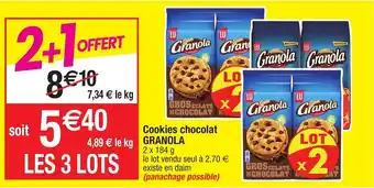 Cookies chocolat GRANOLA