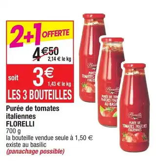 Migros Purée de tomates italiennes Florelli offre