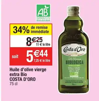 Migros Huile d'olive vierge extra Bio offre