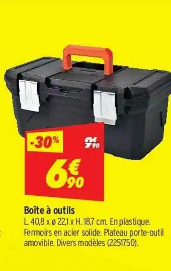 Bricorama Boîte à Outils offre