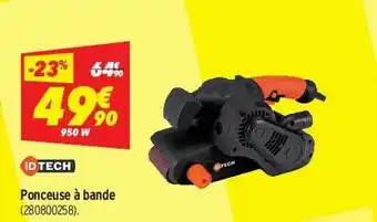 Bricorama Ponceuse à Bande Idtech offre