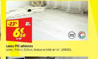 Lames Pvc Adhésives