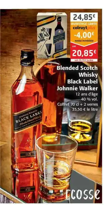 Colruyt Blended Scotch Whisky Black Label Johnnie Walker offre