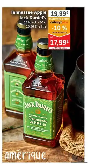 Colruyt Tennessee Apple Jack Daniel's offre