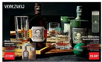 Colruyt Rhum Diplomático Mantuano, Rhum Diplomático Reserva Exclusiva offre