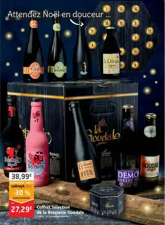 Colruyt Coffret Sélection De La Brasserie Goudale offre