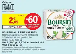 Intermarché Hyper BOURSIN AIL & FINES HERBES offre