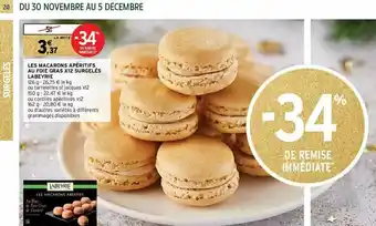 Intermarché Hyper Les Macarons Apéritifs Au Foie Gras X12 Surgelés Labeyrie offre