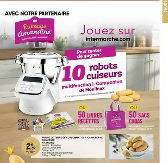 Intermarché Hyper Pomme De Terre De Consommation à Chair Ferme Princesse Amandine offre