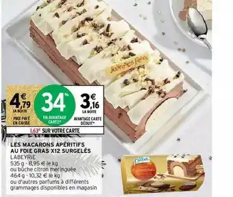 Intermarché Hyper Les Macarons Apéritifs Au Foie Gras X12 Surgelés offre