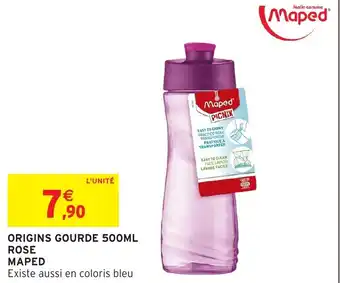 Intermarché Hyper MAPED Origins gourde rose offre