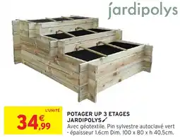 Intermarché Hyper JARDIPOLYS Potager up 3 etages offre