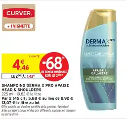 Intermarché Hyper HEAD & SHOULDERS Shampoing derma x pro apaise offre