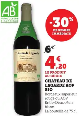 Bi1 Chateau de lagarde aop bio offre