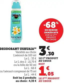 Bi1 Deodorant ushuaia offre