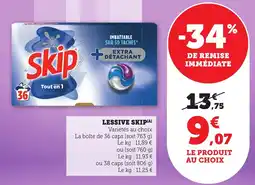 Bi1 Lessive skip offre