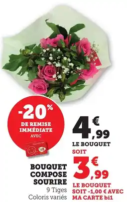 Bi1 Bouquet compose sourire offre