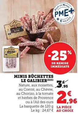 Bi1 Minis bûchettes le galibier offre