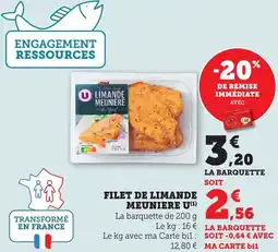 Bi1 Filet de limande meuniere u offre