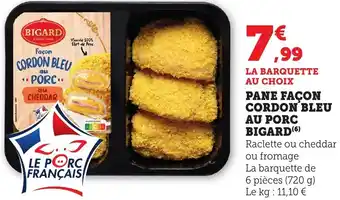 Bi1 Pane façon cordon bleu au porc bigard offre