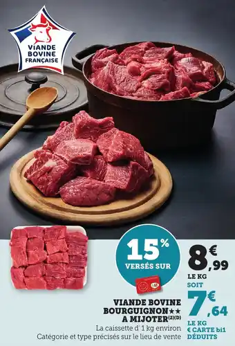 Bi1 Viande bovine bourguignon a mijoter offre