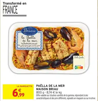 Intermarché Hyper MAISON BRIAU Paëlla de la mer offre