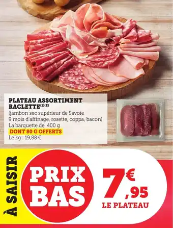 Bi1 Plateau assortiment raclette offre