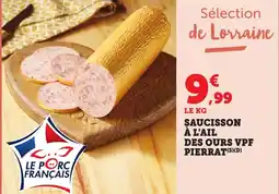 Bi1 Saucisson à l'ail des ours vpf pierrat offre