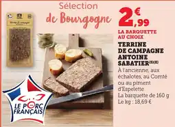 Bi1 Terrine de campagne antoine sabatier offre