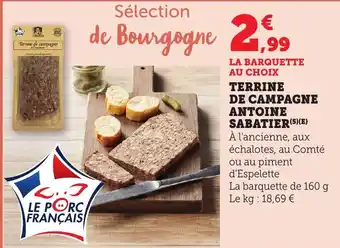 Bi1 Terrine de campagne antoine sabatier offre